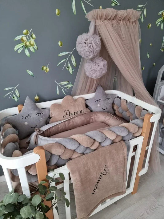 Personalized Braided Bumpers: Adding Your Baby’s Name, Colors, or Theme