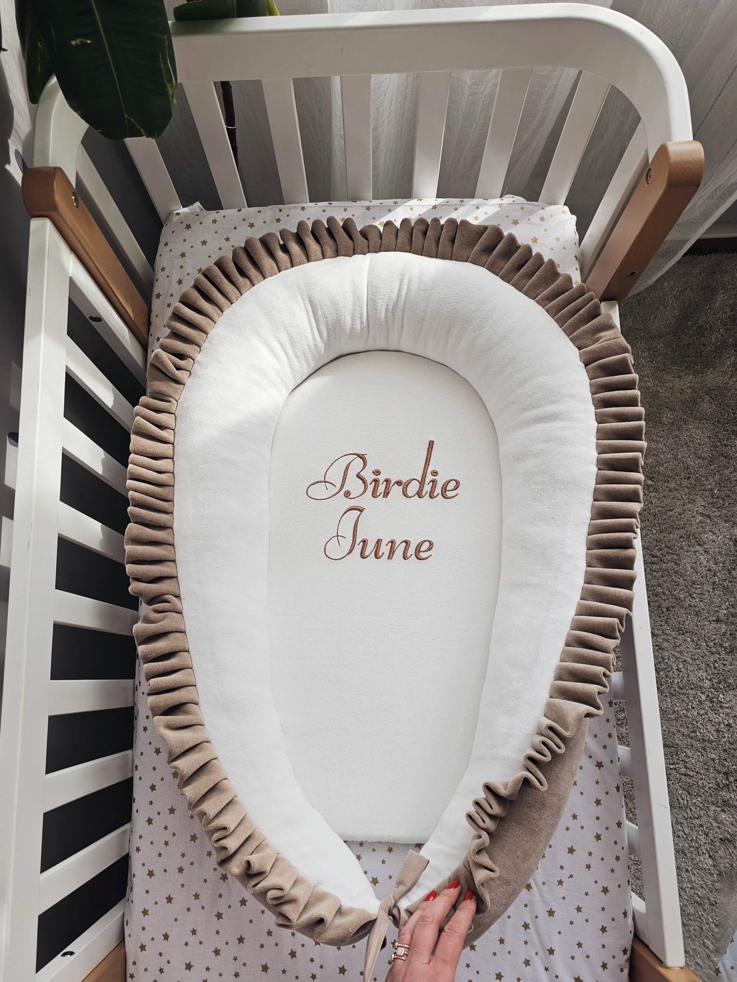 Baby nest with name. KARI studio