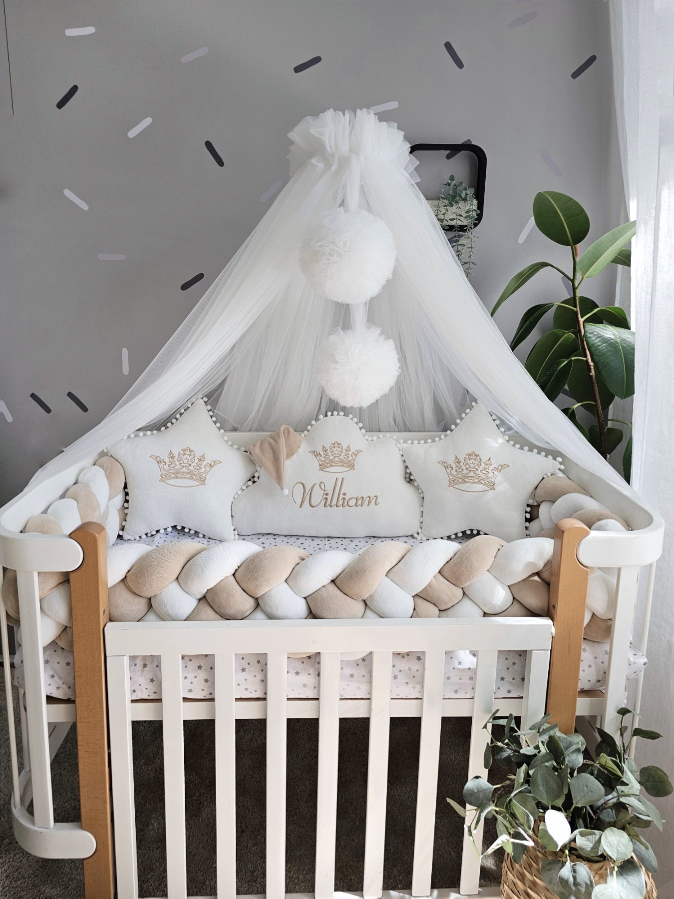 Baby bedding set beige creamy. KARI studio