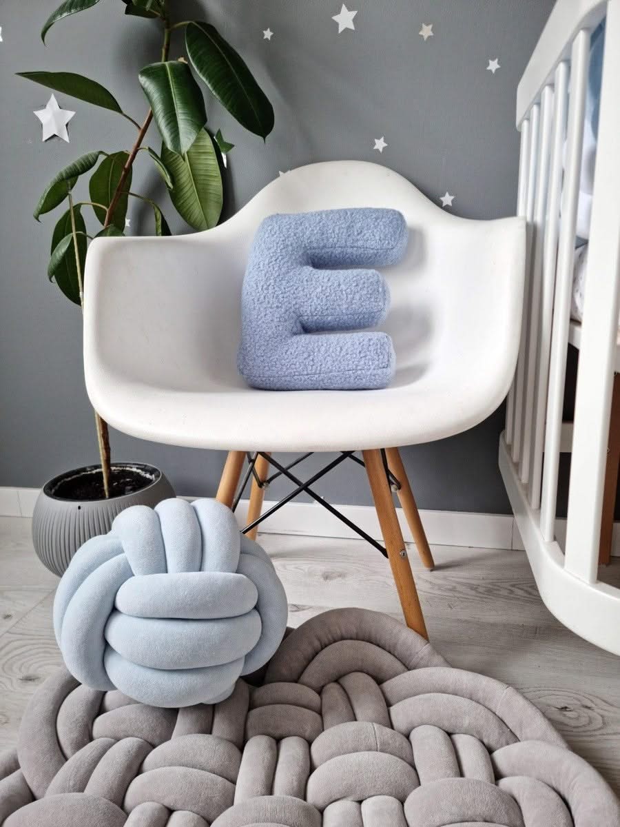 Alphabet pillow letter, personalized baby gift - KariStudio