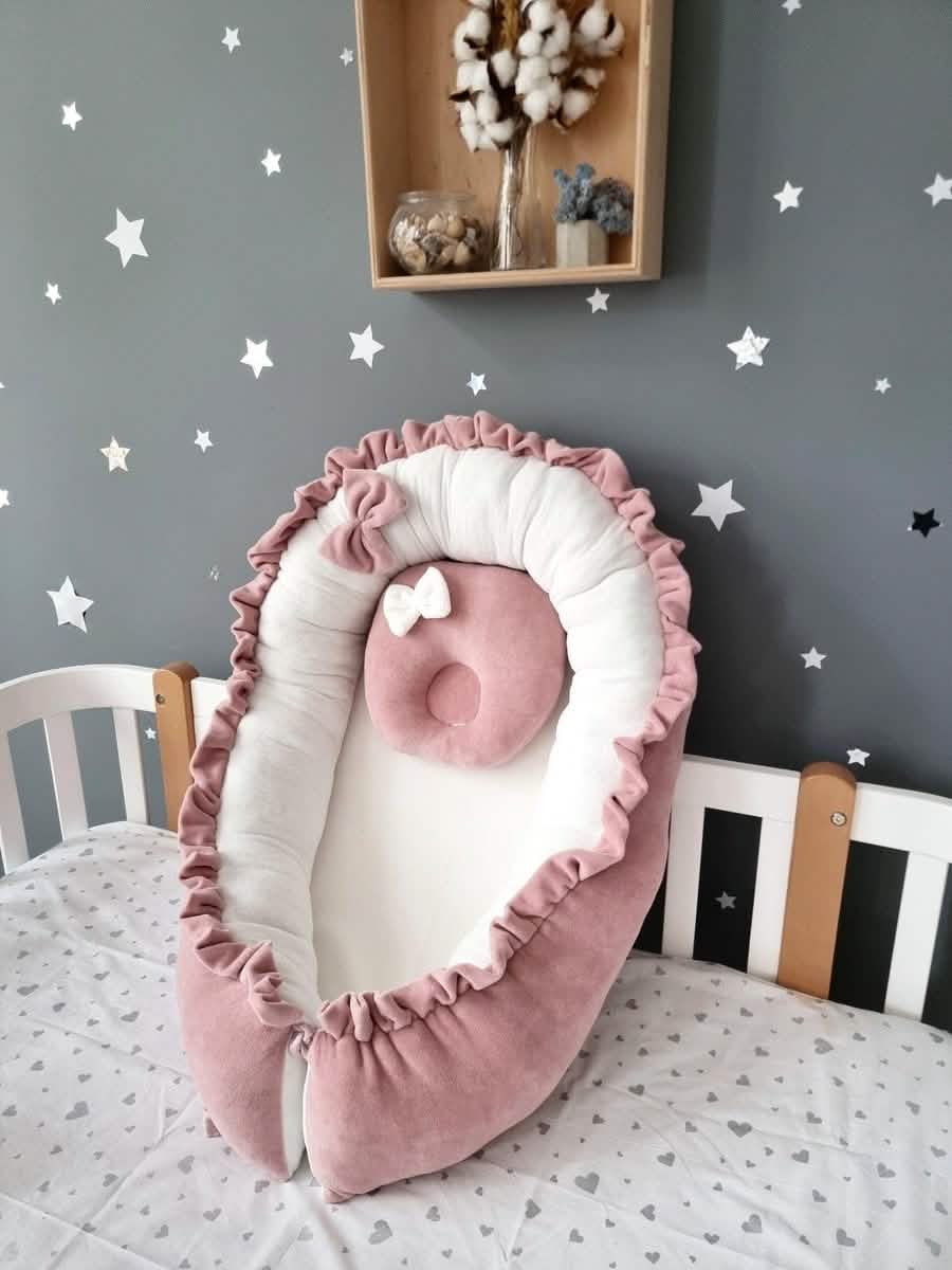 Baby bedding set for girl blush - KariStudio
