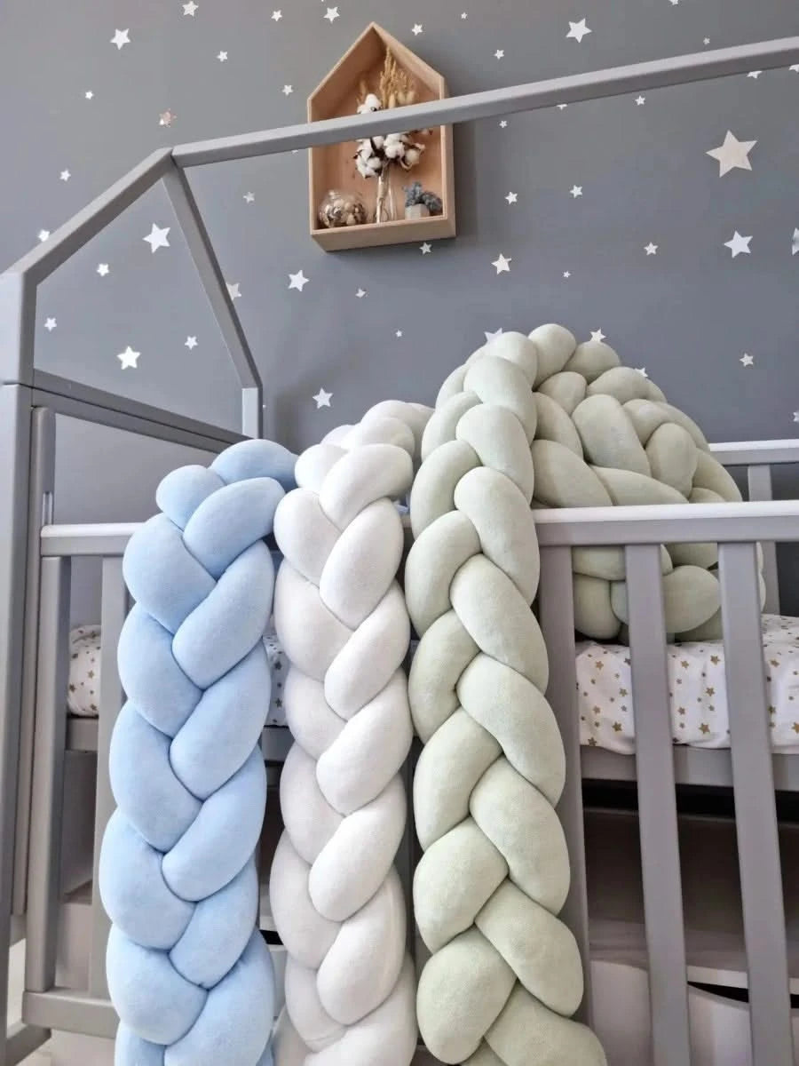 Braided crib bumper 15 cm - KariStudio