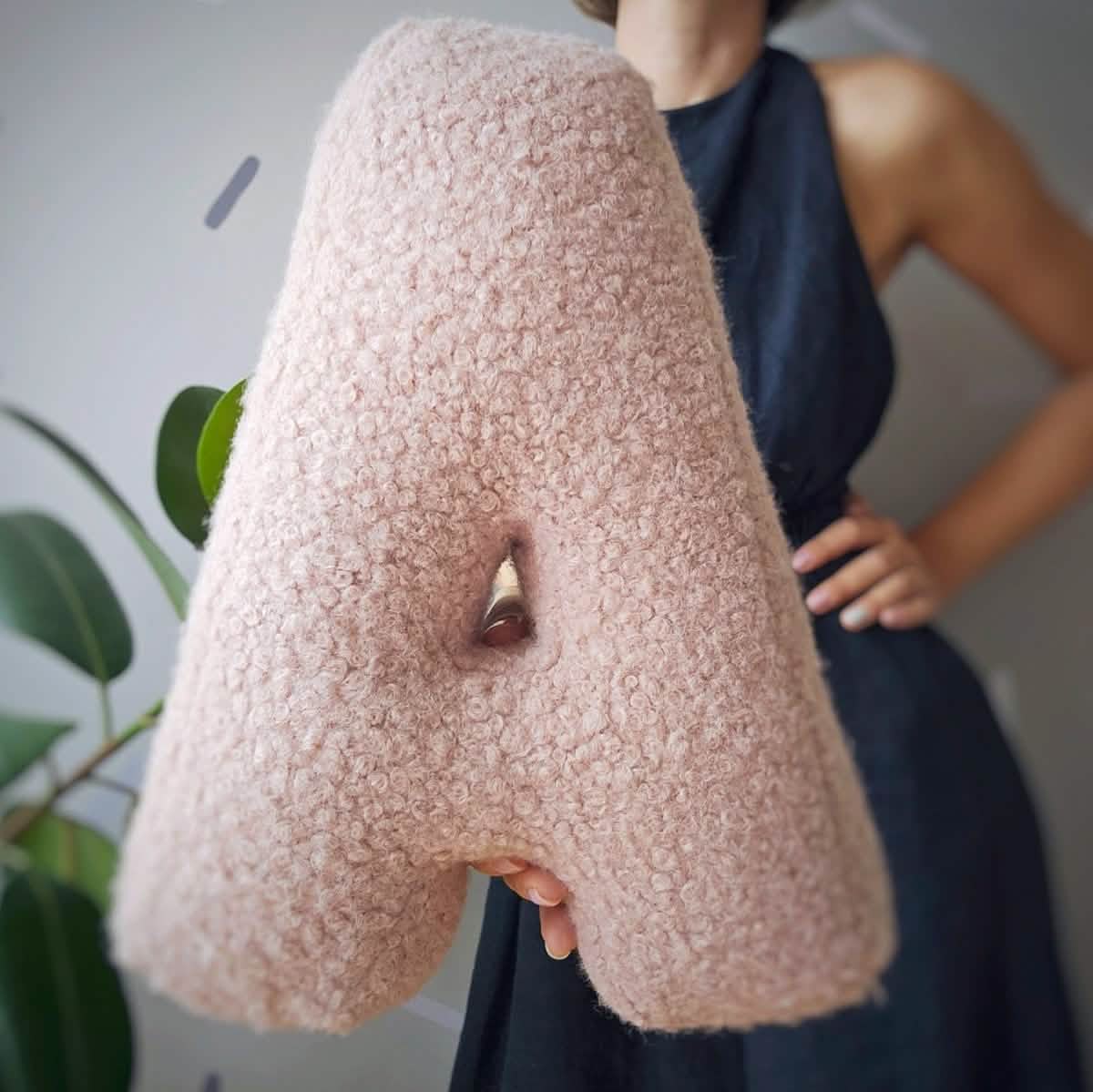 Custom pillow letter