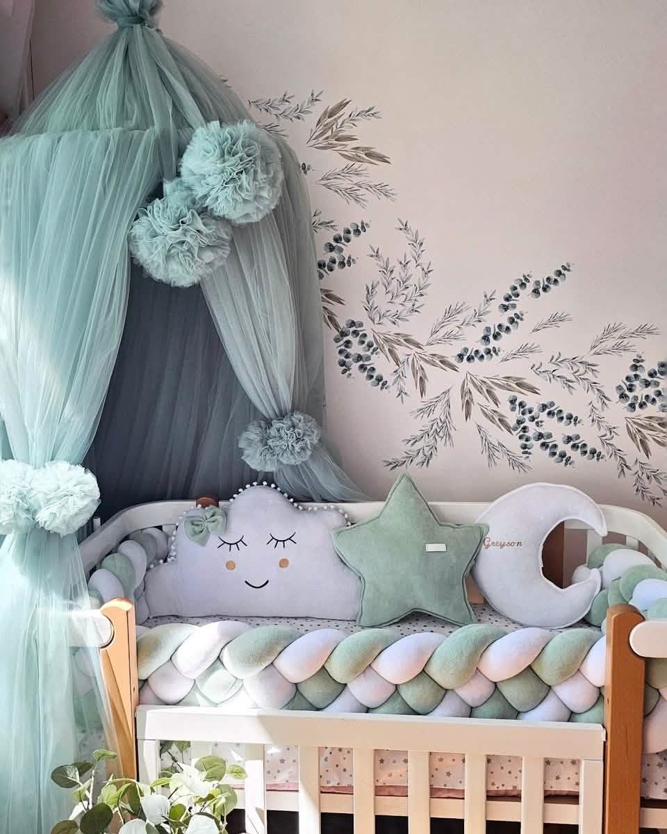 sage green crib and dresser set Sage Green Nursery Dresser