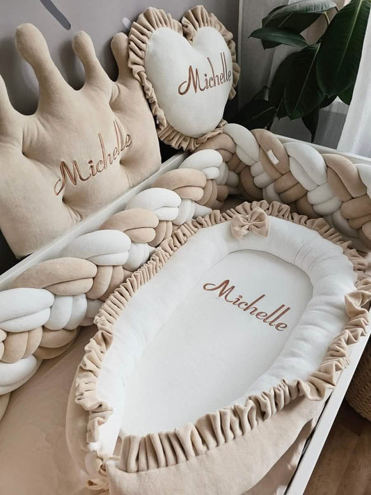 Baby nest with baby name. KARI studio
