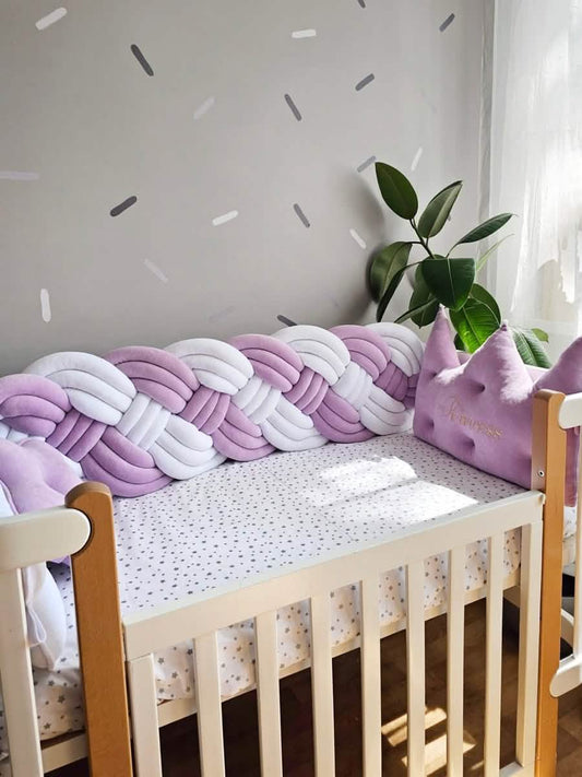 Braided crib bumper. KARI studio