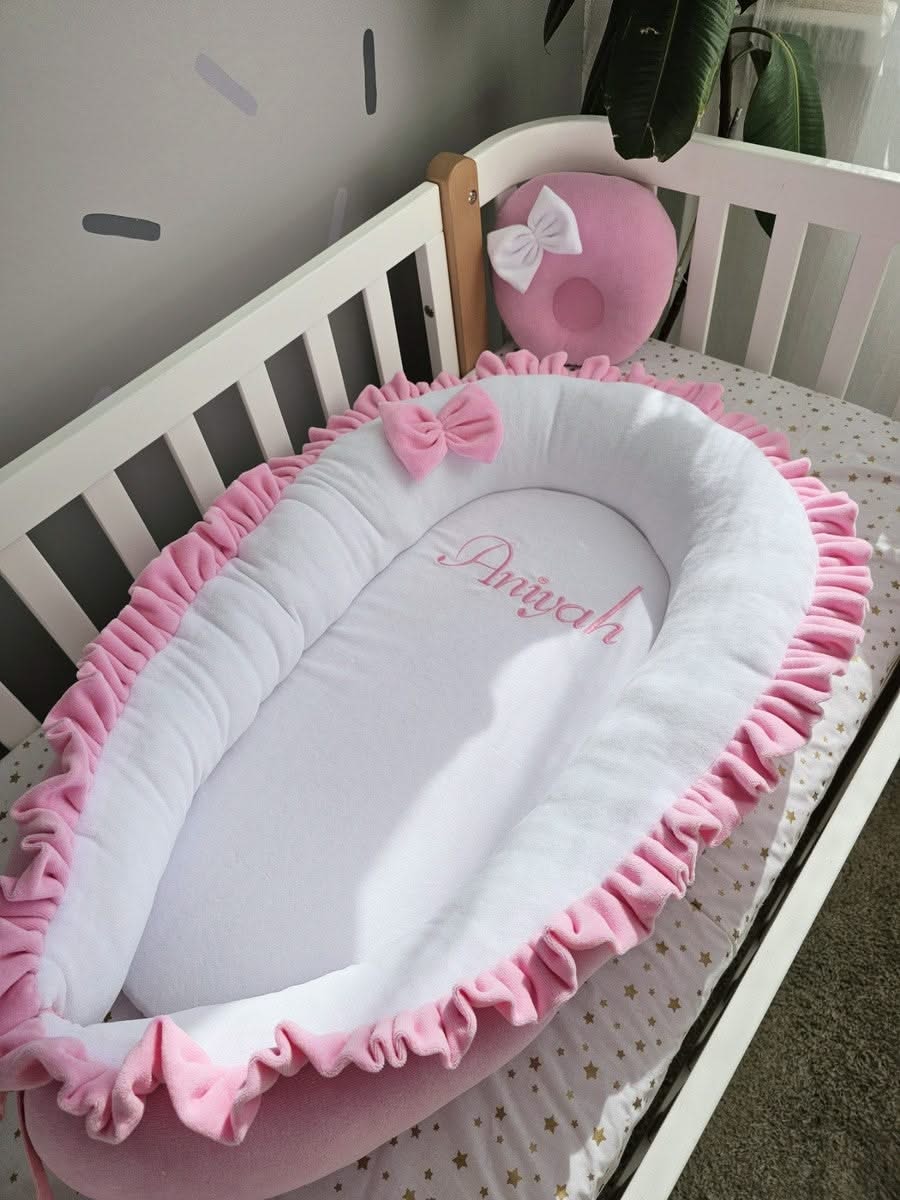 Premium baby crib bedding set. Girl Nursery decor. KARI studio