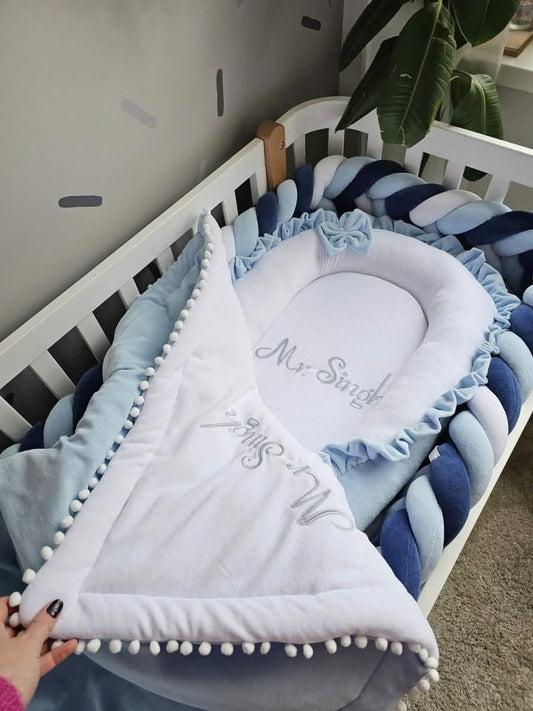 Baby nest with baby name. KARI studio