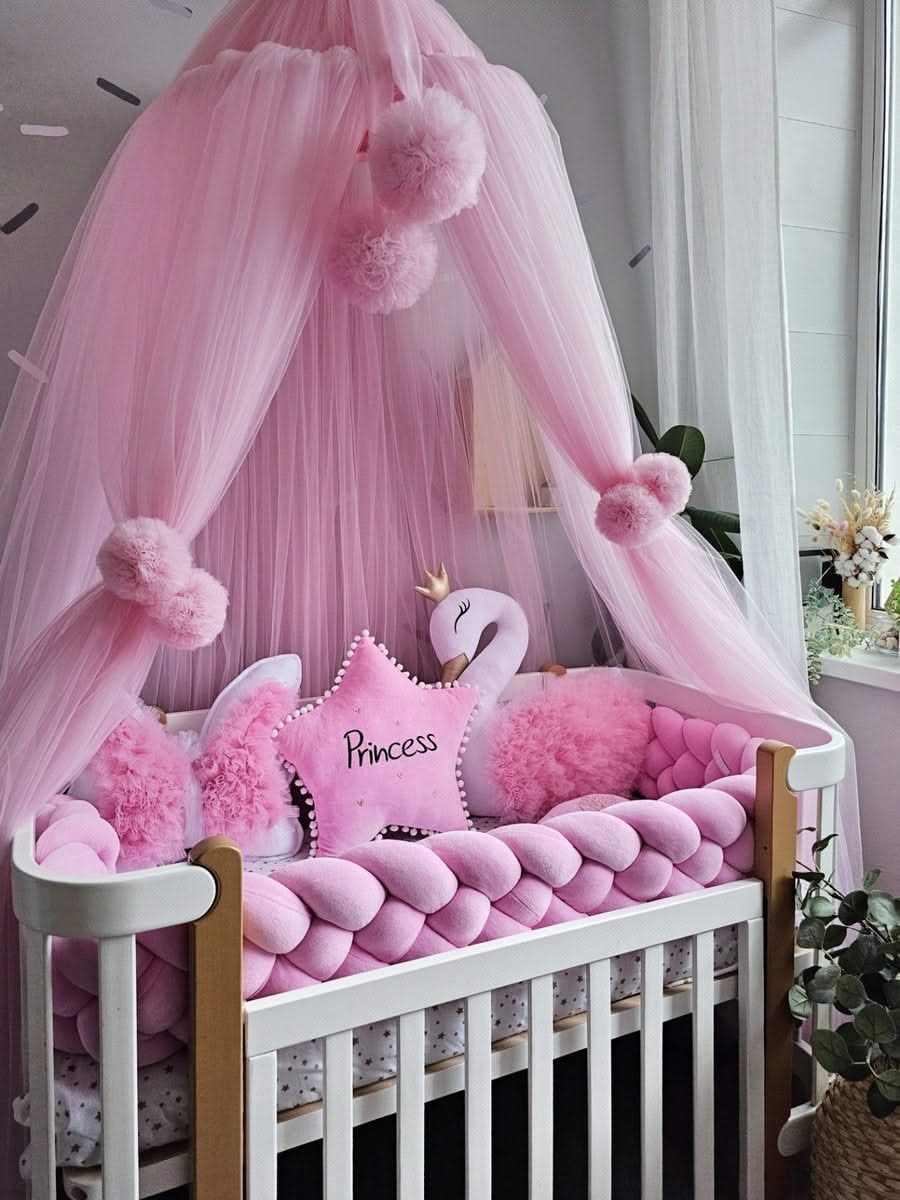 Premium baby crib bedding set. Girl Nursery decor. KARI studio