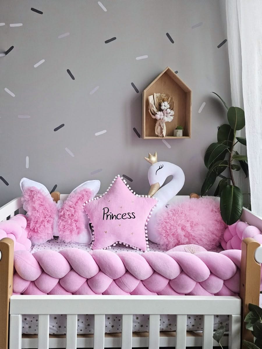 Premium baby crib bedding set. Girl Nursery decor. KARI studio