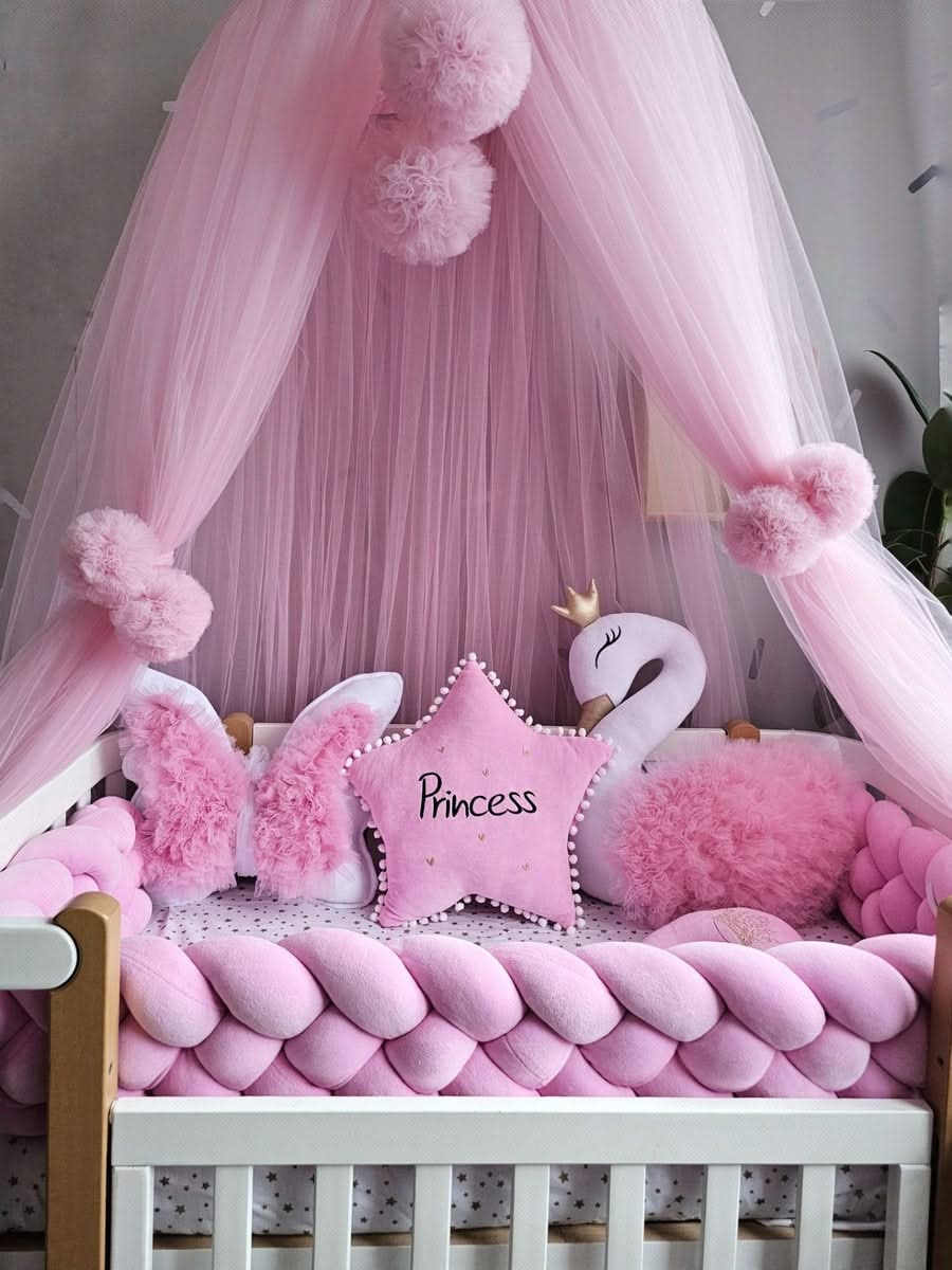 Premium baby crib bedding set. Girl Nursery decor. KARI studio