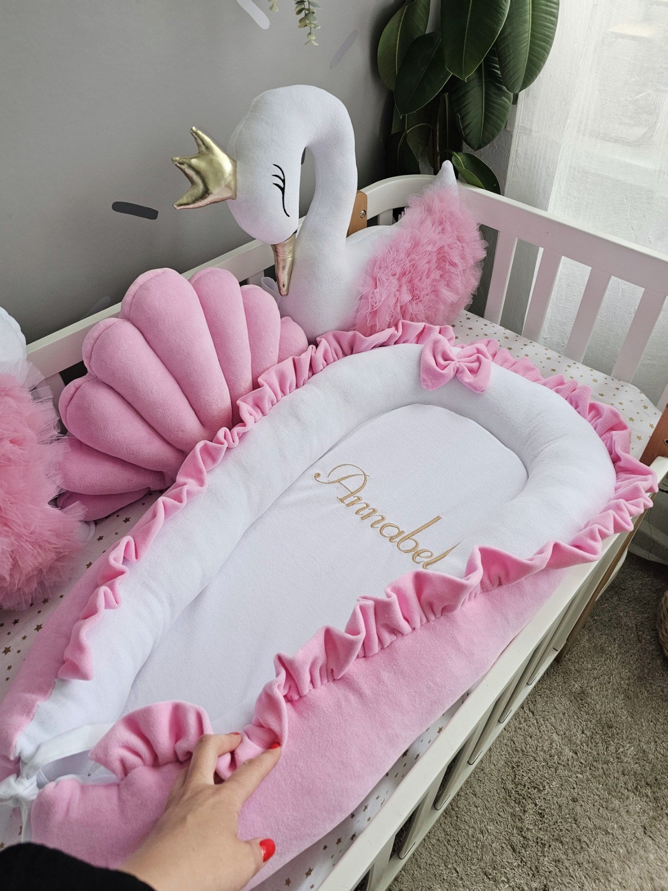 Personalized baby pillow set. KARI studio