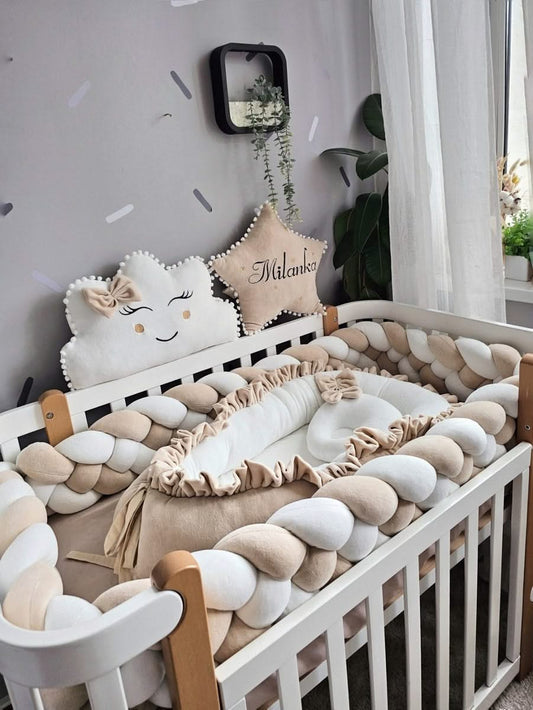 Baby bedding set beige creamy