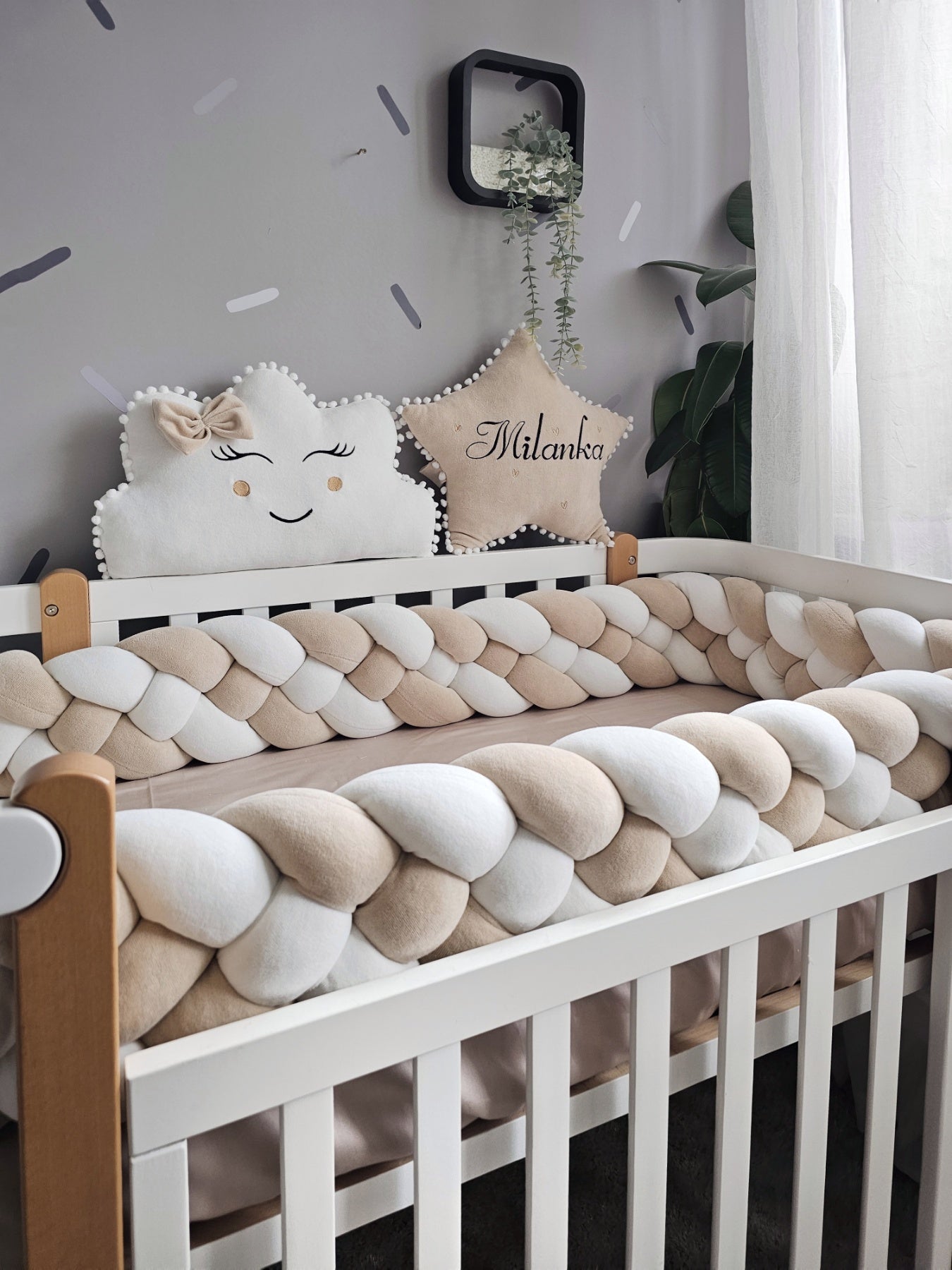 Baby bedding set beige creamy. KARI studio