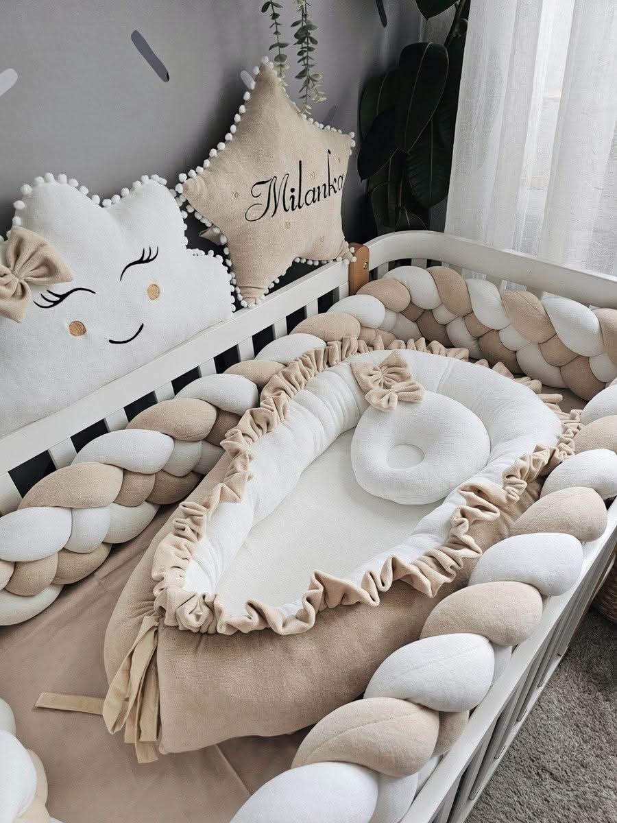 Baby bedding set beige creamy. KARI studio