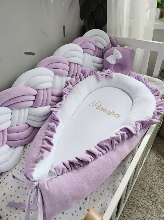 Baby nest with name. KARI studio