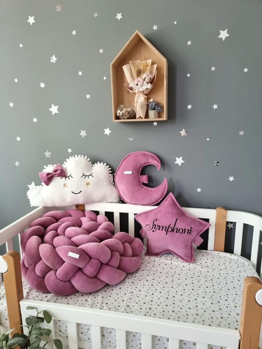 Personalized baby bedding set for girl blush 20 cm - KariStudio