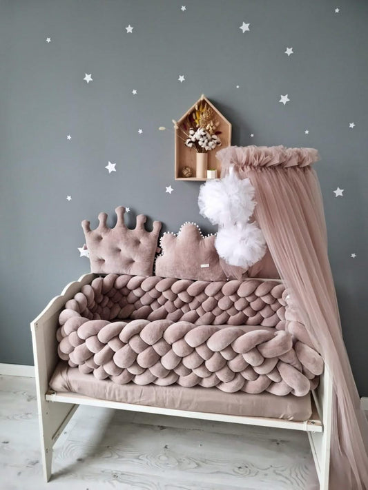 Personalized baby bedding set cappuccino - KariStudio