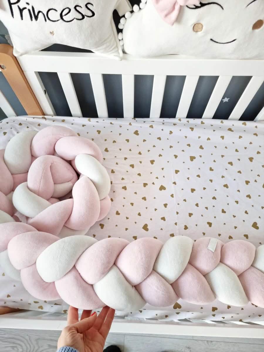 Braided crib bumper 15 cm - KariStudio