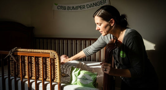 crib bumper danger photo