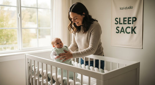 baby sleep sack nursery