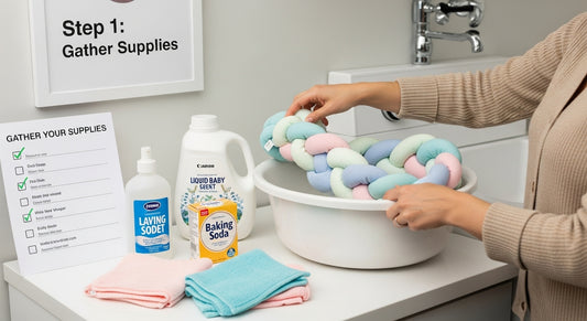 gather crib bumper supplies