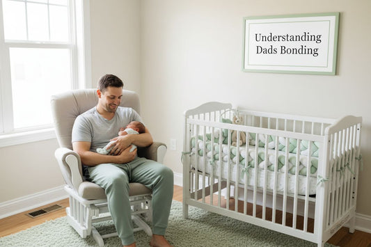 dads bonding newborn photo