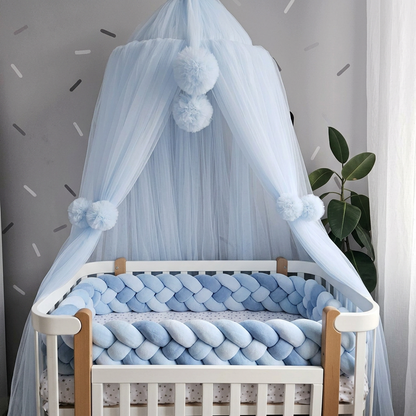 Dome Crib Canopy - Handmade Tulle Nursery Decor