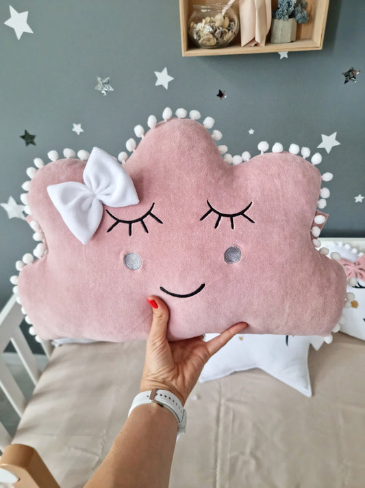 Baby pillow cloud with face. KARI studio