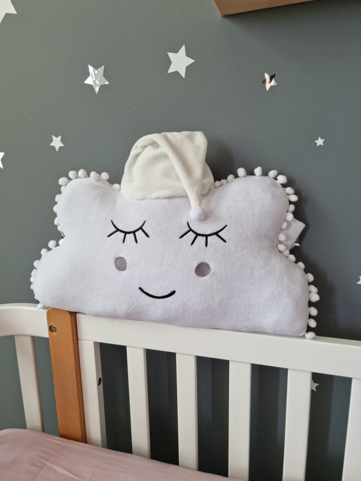 Baby pillow cloud with face. KARI studio