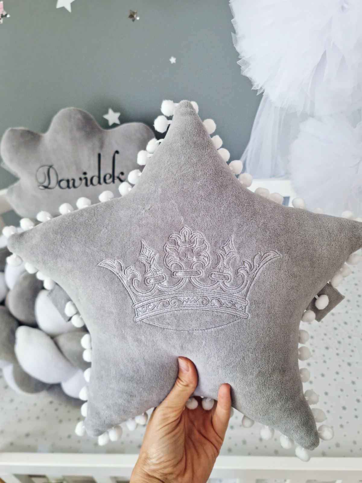 Custom pillow star. Baby pillow. KARI studio