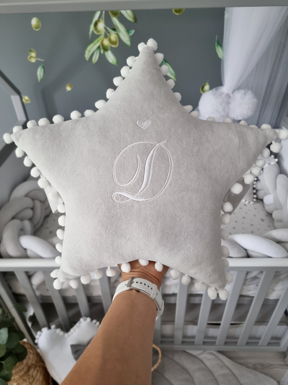 Custom pillow star. Baby pillow. KARI studio