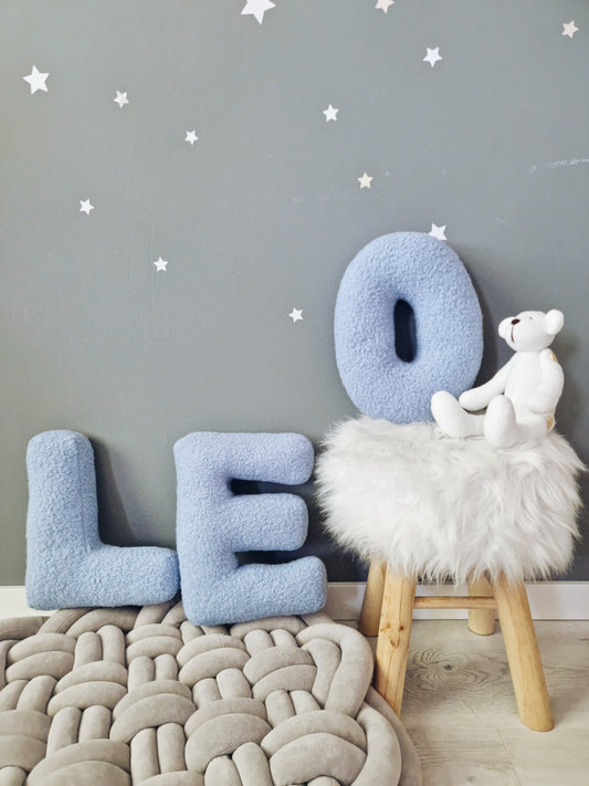 Custom pillow letter, personalized baby pillow. Baby shower gift. KARI studio