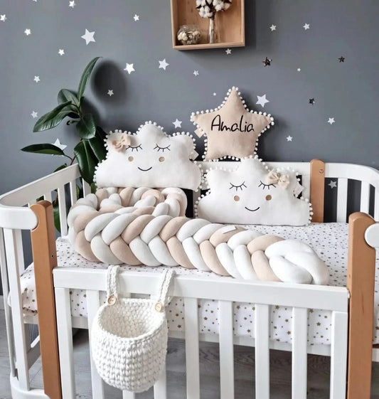 Black 2024 crib bumper