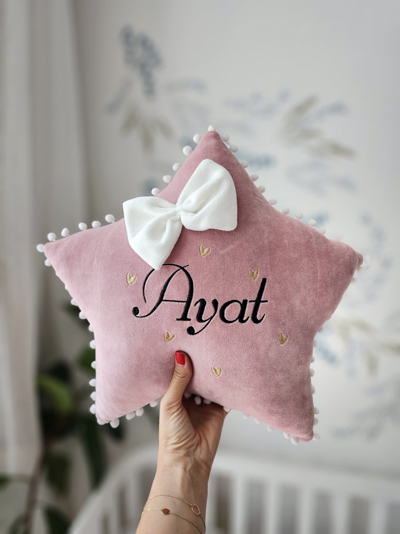 Custom pillow star. Baby pillow. KARI studio