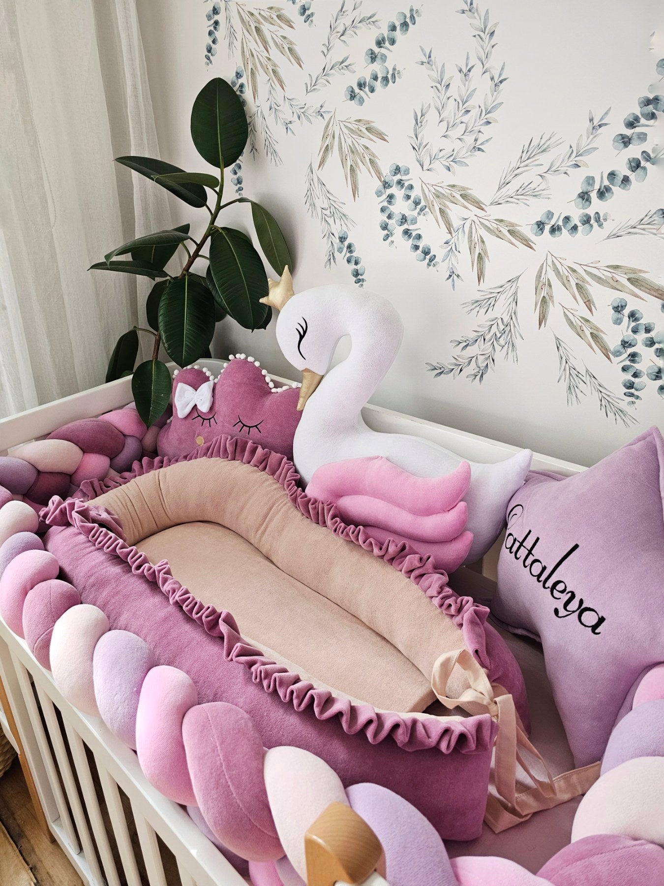 Personalized princess baby bedding set  - KariStudio