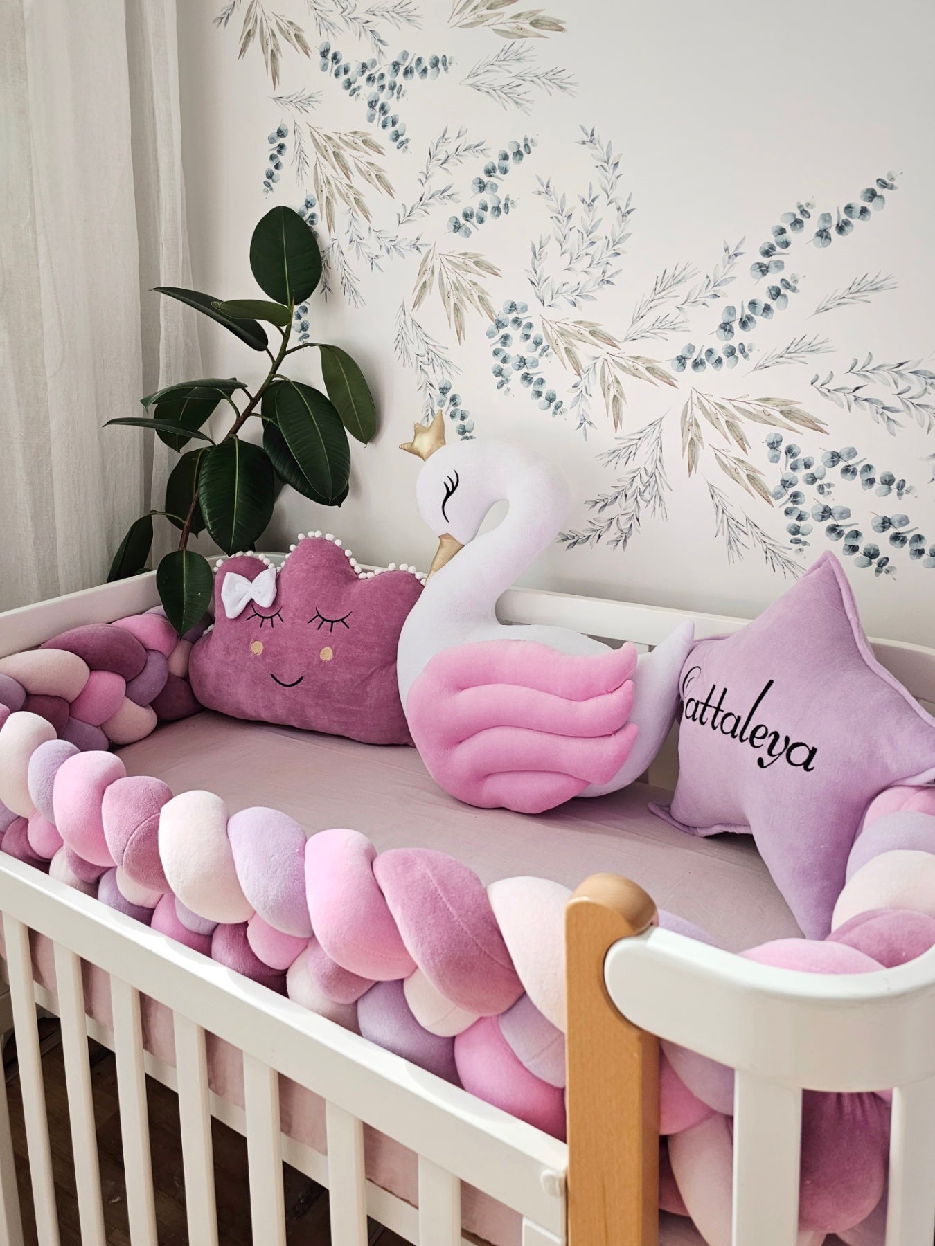 Personalized princess baby bedding set - KariStudio