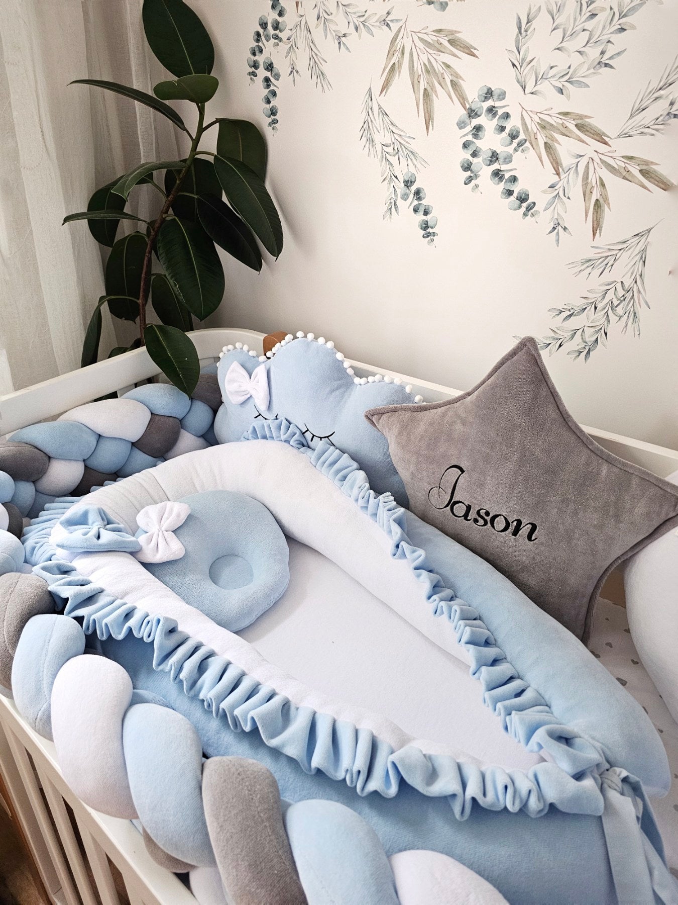 Baby crib pillow set online