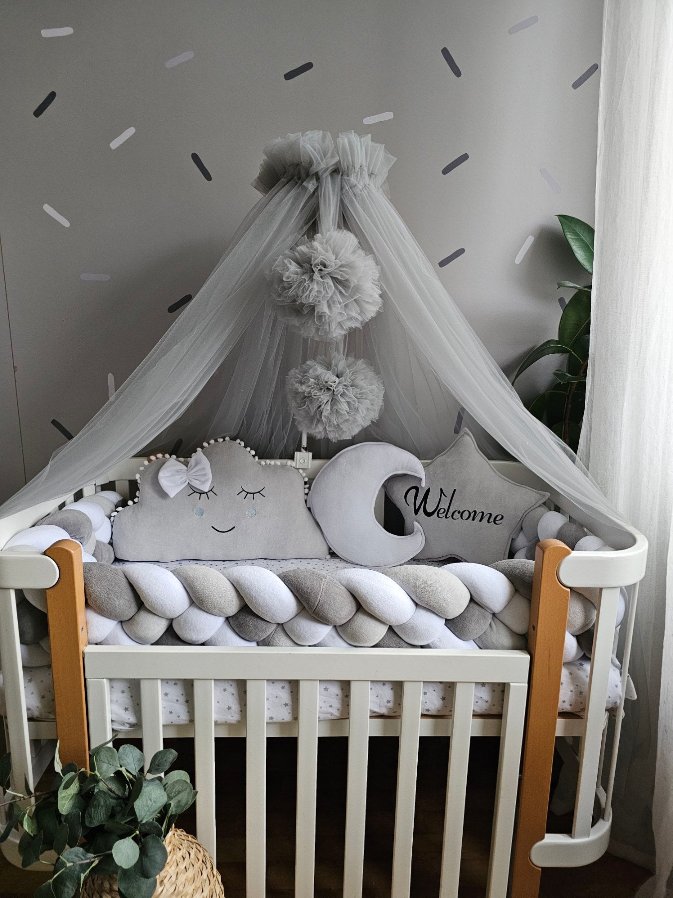 Luxury personalized baby bedding set - KARI studio