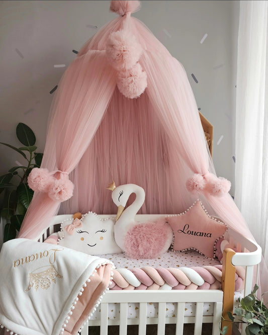 Luxury baby girl bedding crib set