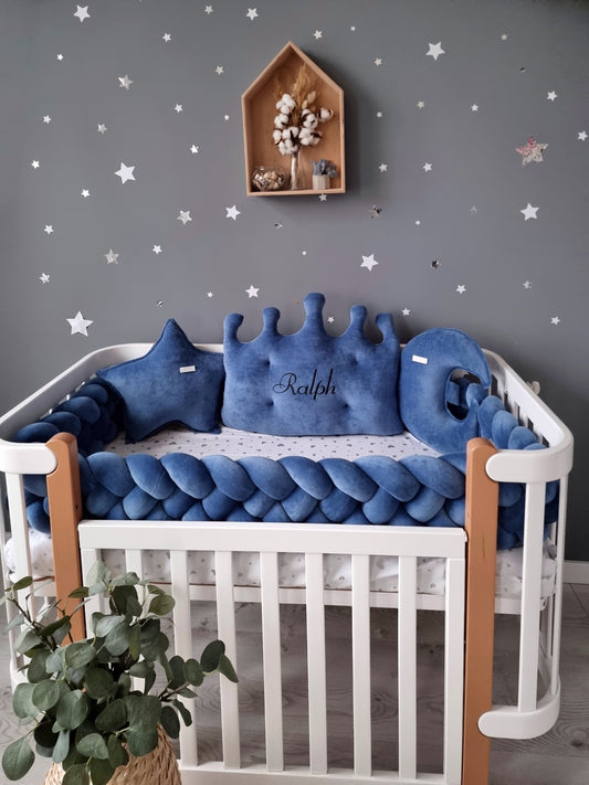 Baby boy crib bedding set navi