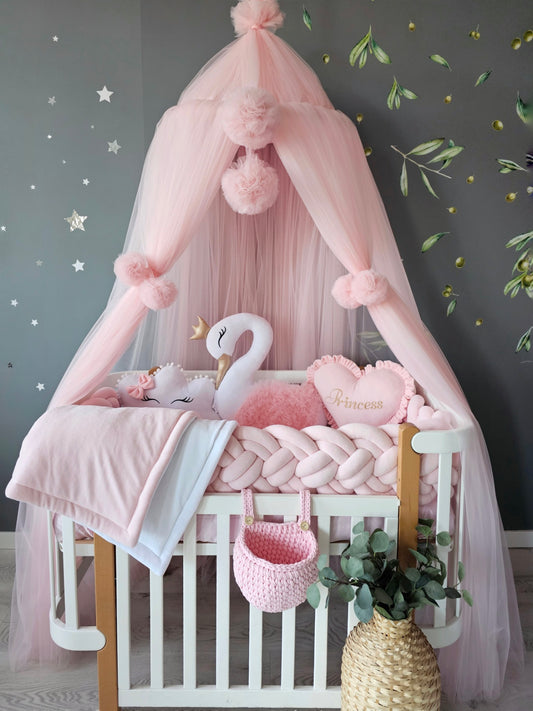 Luxury baby crib bedding set. Nursery decor. KARI studio