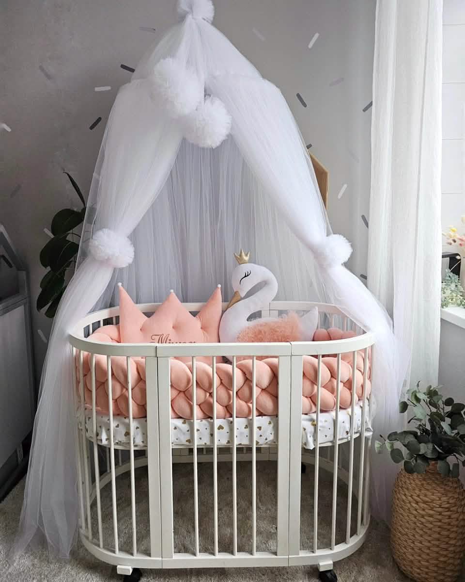 Luxury baby crib bedding set. Nursery crib decor – KariStudio