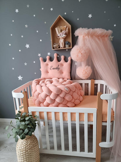 Personalized baby bedding set cappuccino - KariStudio