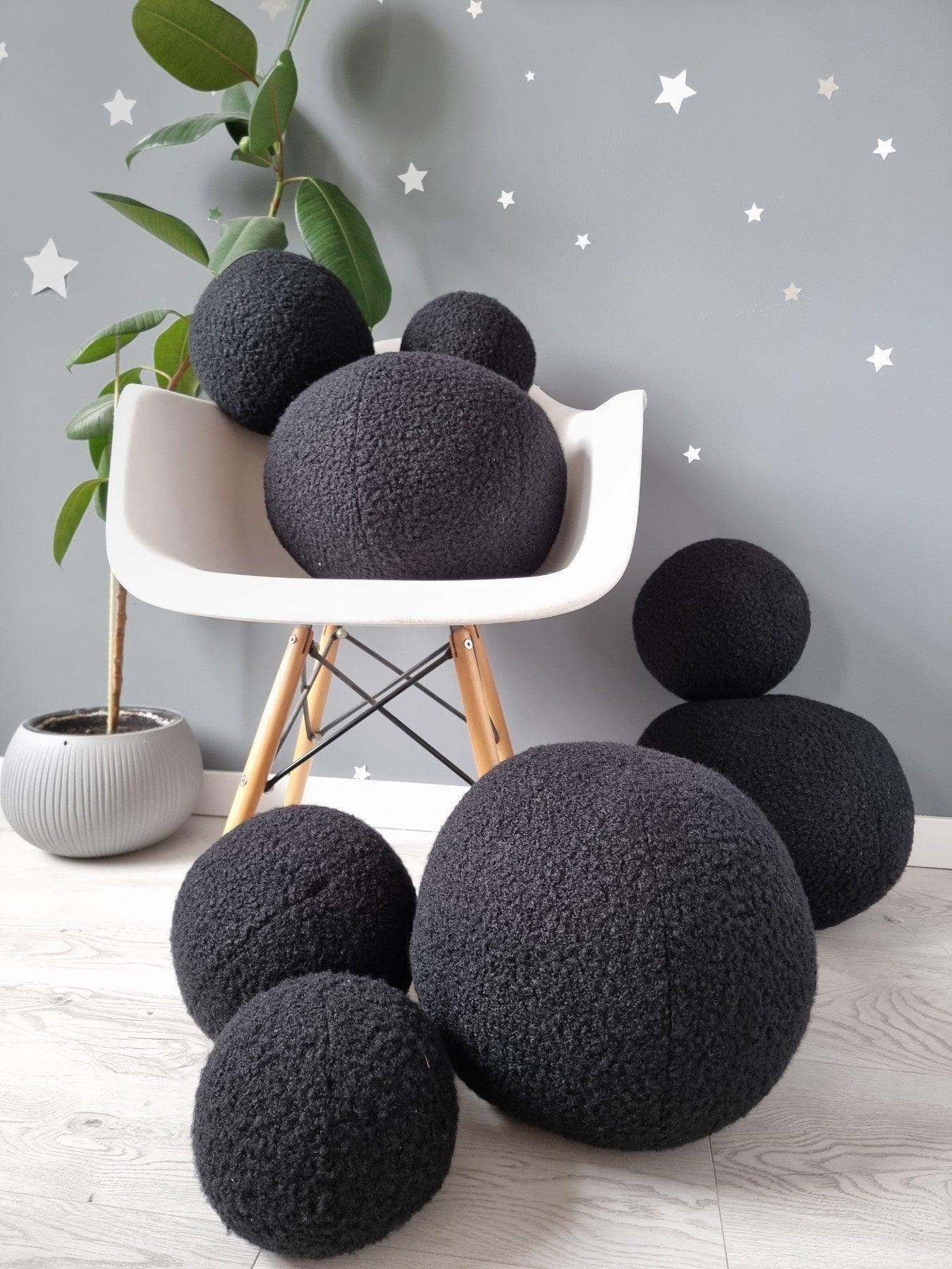 Decorative round pillow ball for couch, sofa - KariStudio