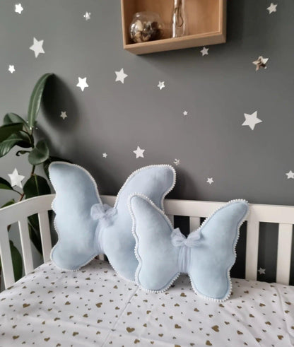 Butterfly pillow blush. Kids room decor. - KariStudio