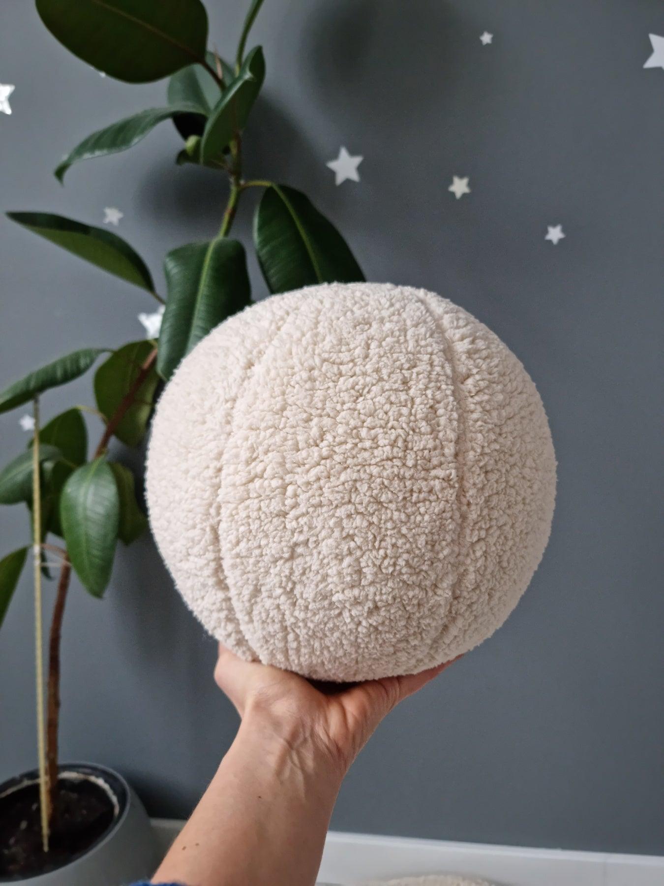 Decorative round pillow ball for couch, sofa - KariStudio