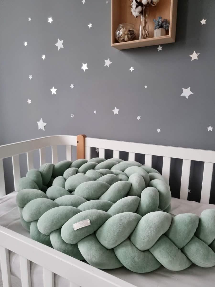 Safe Braided crib bumper 15 cm – KariStudio