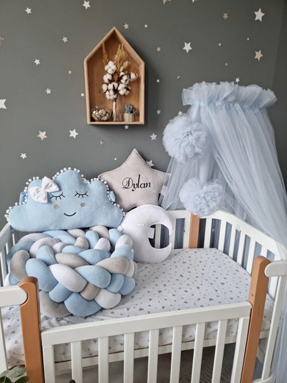 Personalized baby bedding set for girl blush 20 cm - KariStudio