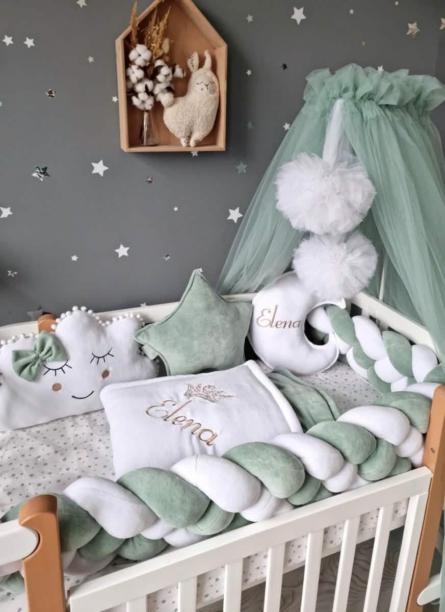 sage green crib and dresser set Sage Green Nursery Dresser